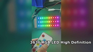 3636 RGB LED مدمج IC 12mA 5V لشاشة العرض