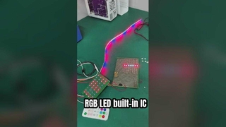 مصابيح LED RGB قابلة للتحكم مع تصميم IC مدمج مخصص