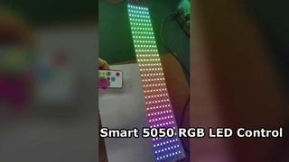شريط LED مدمج قابل للعنونة IC 5050 RGB LED مخصص