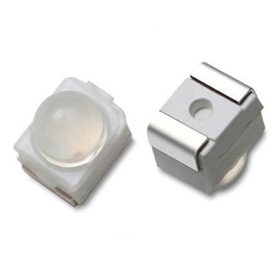 3528 SMD عدسة القبة LED 60 درجة عشاء أحمر مشرق 2000mcd LED شريحة ثنائية لضوء المرور