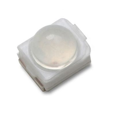 3528 SMD عدسة القبة LED 60 درجة عشاء أحمر مشرق 2000mcd LED شريحة ثنائية لضوء المرور
