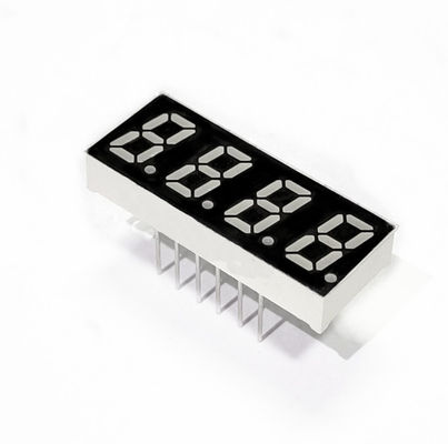 اللون الأحمر أربعة أرقام 7 شريحة عرض 0.56 بوصة لمؤشر LED
