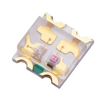 عملي 0.06W 0603 SMD LED ثنائي اللون الأحمر والأصفر الأخضر طول الموجة 568-576nm 1615
