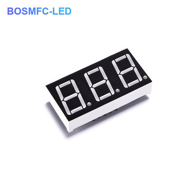20mA 7 قطعة شاشة LED 3 أرقام 0.28 بوصة 0.56 بوصة دائمة
