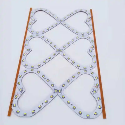 تخصيص بطاقة الدوائر LED متعددة الطبقات لـ (star PCB) ، FR4 بطاقة PCBA من الألومنيوم مع مصابيح LED