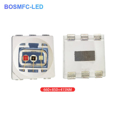 1.5W 5050 شريحة SMD LED 660nm + 850nm + 415nm لـ LED Medical Cosmetology تخفيف الألم