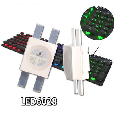 OEM ODM سطوع عالي مدمج في IC SK628 RGB 6028 Smd LED Chip Emitting Diode للعب لوحة مفاتيح ميكانيكية