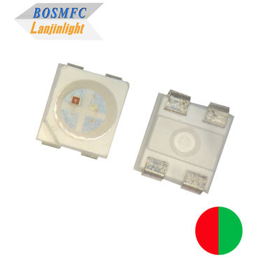 RoHS 20mA LED ثنائي اللون SMD 3528 ضوء أحمر وأخضر لأشرطة LED