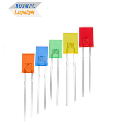 2 * 5 * 7mm ثنائي LED متعدد الأغراض من خلال الثقب