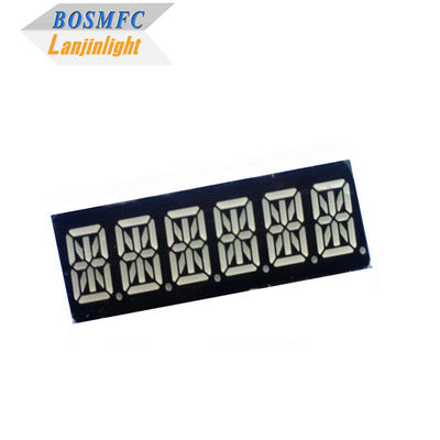 0.39 &quot; 16 قطعة عرض LED 6 أرقام لون أحمر فائق 49x15x8mm