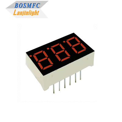 20mA 7 قطعة شاشة LED 3 أرقام 0.28 بوصة 0.56 بوصة دائمة