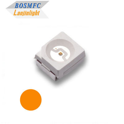 PLCC2 3528 LED SMD القابل للاستمرار بريق برتقالي 605nm ثنائي LED متعدد الأغراض