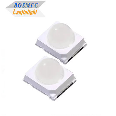 0.2w 60mA سطوع عالي 20,000mcd أخضر 2835 SMD LED 30 درجة قبة عدسة ثنائي للضوء المروري