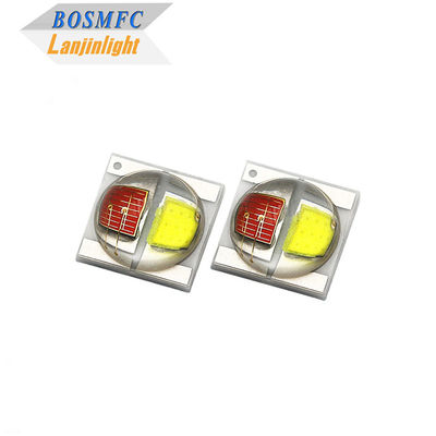 2W 3535 SMD LED Dome Lens 30 درجة Bi Color Red And White 350mA ثنائي الإضاءة عالية LED Diode