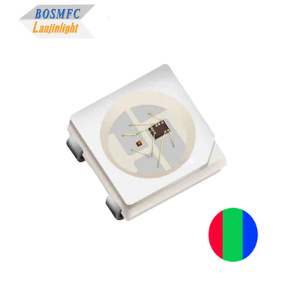 3.5V-5.5V 5050 RGB LED مع WS2812B IC متعدد الألوان دائمة SK6812