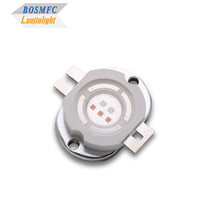 مصدر ضوء LED ذو طاقة عالية أحمر + أزرق مزدوج اللون 5W مصدر ضوء LED متكامل للعلاج الطيفي.