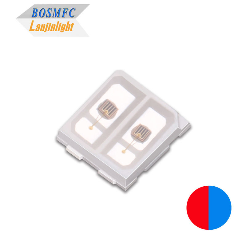 ثنائي اللون SMD LED 3030 ضوء أحمر وأزرق متعدد الوظائف
