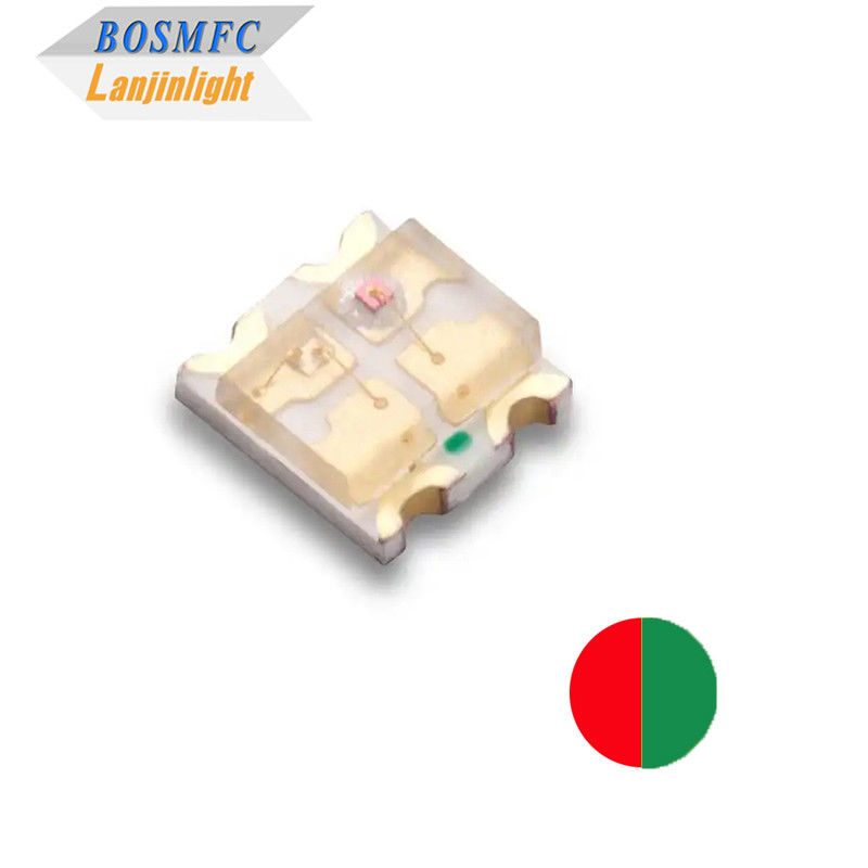 إشارة ضوئية ذات لون ثنائي عملي SMD LED 0603 ضوء أحمر وأخضر لأضواء المؤشر