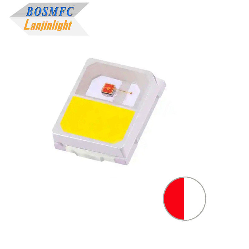 ثنائي لون مستقر 2835 SMD LED أحمر وأبيض 0.5W تبديد الحرارة