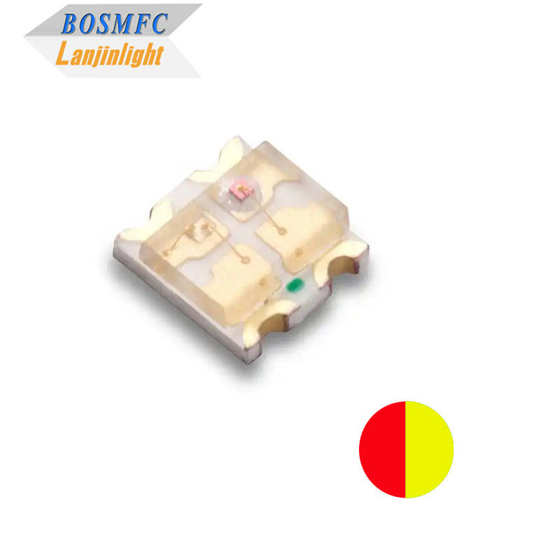 مضاد للستاتيك 0603 LED SMD ثنائي اللون ، الأحمر والأصفر 1615 LED Chip Super Bright