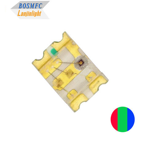 0805 RGB SMD 2012 رقاقة LED ثلاثية الألوان للإضاءة الديناميكية