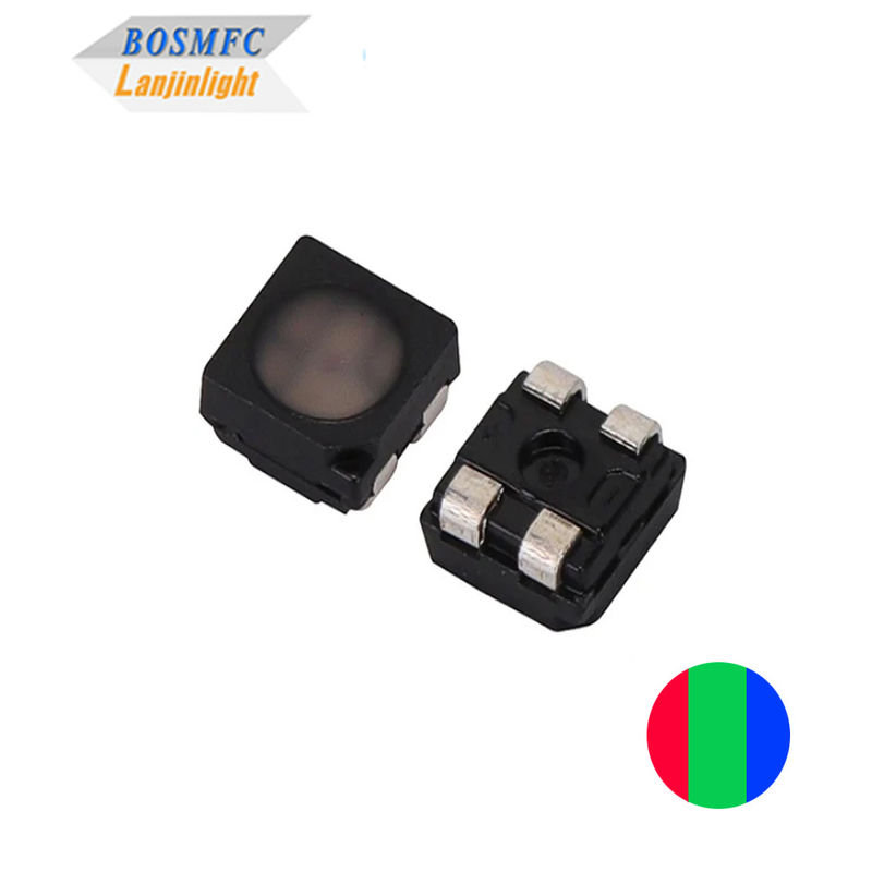 1515 RGB LED Chip حزمة صغيرة ثنائي LED متعدد الألوان للضوء العرضي LED