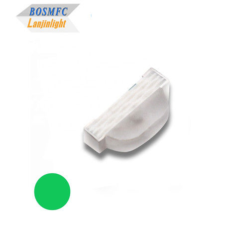 عرض جانبي عملي 0805 SMD LED طول موجة 520-535nm اللون الأخضر 60mW