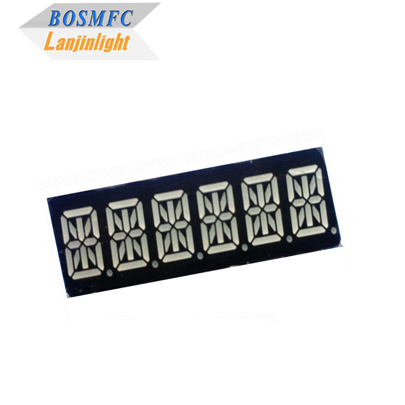 0.39 &quot; 16 قطعة عرض LED 6 أرقام لون أحمر فائق 49x15x8mm