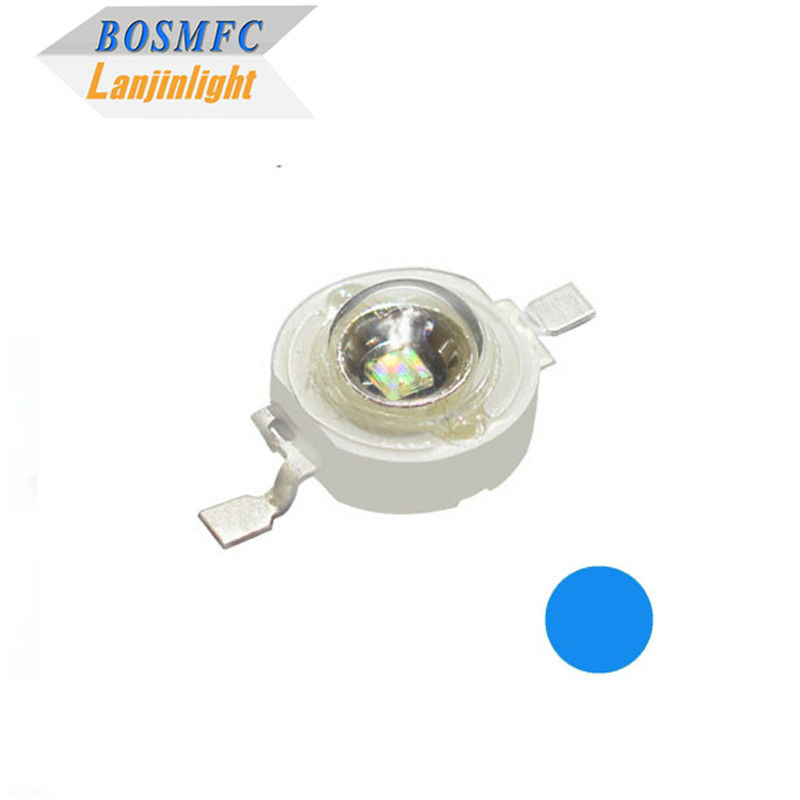 1W 3W طاقة عالية LED رقاقة طول موجة 460-472m لمصابيح الإضاءة DIY