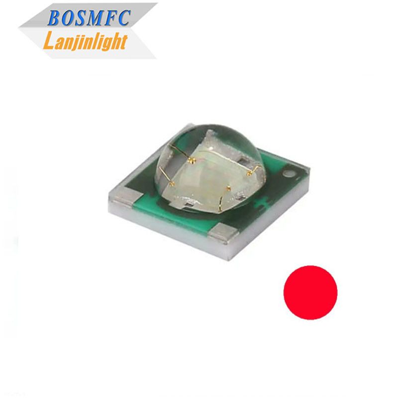 1 واط 3 واط حمراء عالية الطاقة LED شريحة الديود 350mA 700mA 1000mA 3535 SMD 625nm 630nm