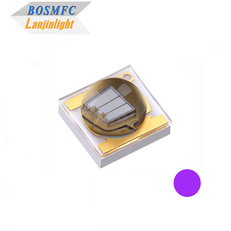 3W 3535 سطح جبل UV LED رقاقة UVA عالية القوة UVC 365nm للصحة UV