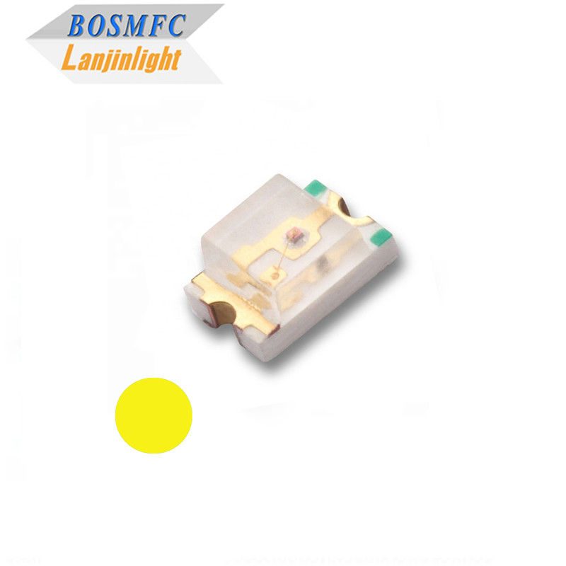 ضوء مضيء فائق 20mA LED سطح الصعود 0805 LED Diode صفراء LED Light 2012 Chip Led