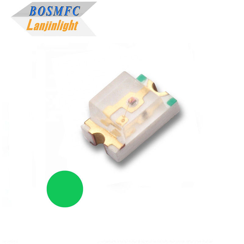 0805 أعلى SMD LED Diode 0.06W 2.8V-3.4V رقاقة الضوء الأخضر