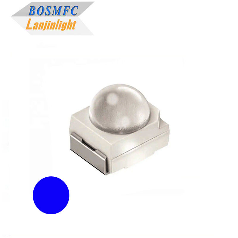 Multiscene 3528 SMD LED Dome Lens 60 درجة ضوء أزرق لمصابيح السيارات