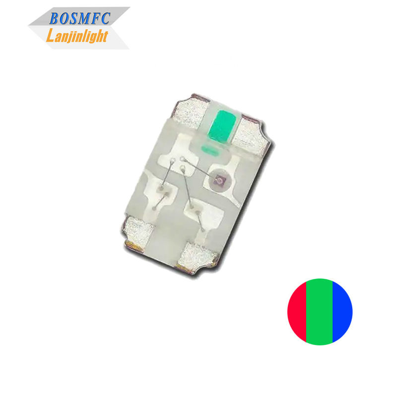 0805 RGB SMD عمر خدمة طويل 2012 رقاقة LED ثلاثية الألوان للمؤشر