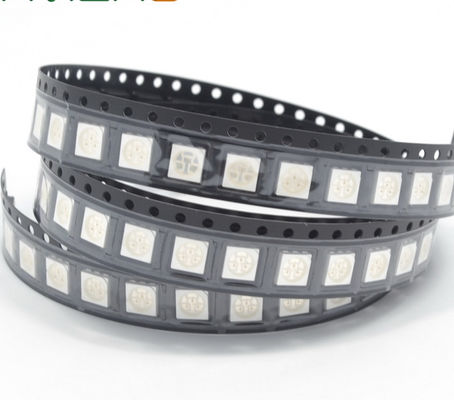 5050 SMD LED ضوء أصفر مصدر ضوء ثنائي رقاقة Amber LED لمصباح لوحات الترخيص LED