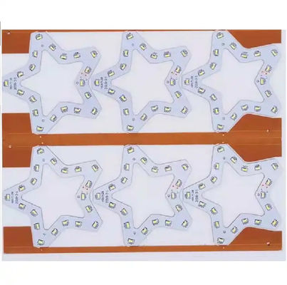 تخصيص بطاقة الدوائر LED متعددة الطبقات لـ (star PCB) ، FR4 بطاقة PCBA من الألومنيوم مع مصابيح LED