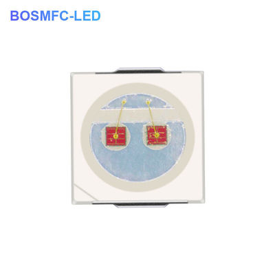 3030 SMD LED رقائق 1W رقائق مزدوجة ضوء عالي 660nm ضوء أحمر