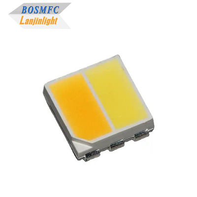 0.2W ثنائي اللون 5050 SMD LED أبيض دافئ وبيض بارد / أبيض طبيعي