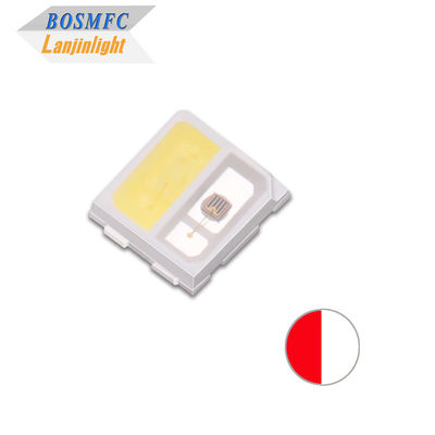 1W 3030 SMD LED ثنائي اللون الأحمر والأبيض ، 150mA