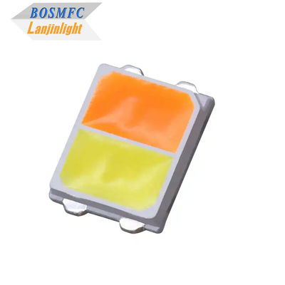 2835 ثنائي الألوان LED SMD ، 3.75x2.8x0.65mm بارد أبيض ودافئ أبيض LED ضوء رقاقة