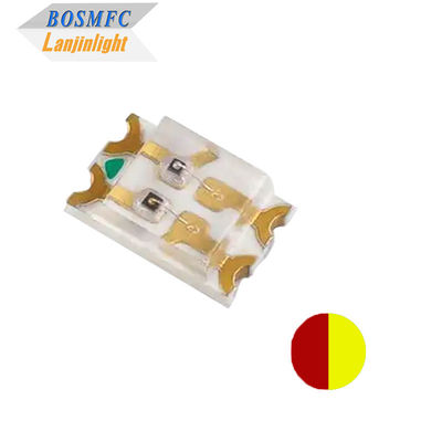Anti Static Bi Color 0805 SMD LED Chip 2012 أحمر عميق 660nm & ضوء أصفر