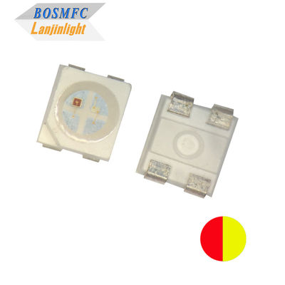 PLCC4 ثابت SMD LED 3528 رقاقة الضوء الأحمر والأصفر 4 أقلام