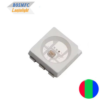 RDC12V PLCC6 5050 RGB LED IC القيادة متعدد الألوان SMD LED SK6812 / WS2812B IC
