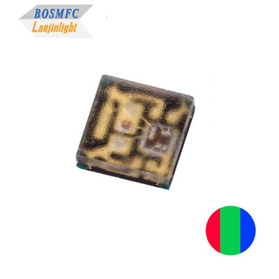 ضوء فائق متعدد الألوان PLCC4 2020 RGB LED 12mA مدمج في IC التحكم الذكي الفردي