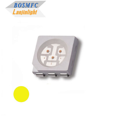 5050 SMD LED ضوء أصفر مصدر ضوء ثنائي رقاقة Amber LED لمصباح لوحات الترخيص LED