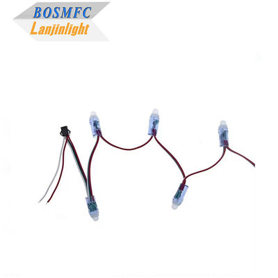 RGB Full Color Pixel Waterproof WS2811 بكسلات رقمية قابلة للتوجيه LED Globe String Lights 12mm DC 5V