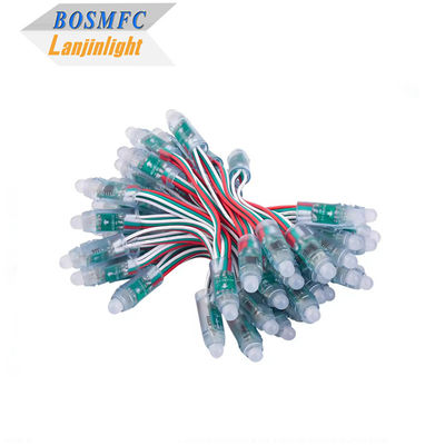 WS2811 أضواء الرقاقية الرقمية RGB LED المنتشرة أضواء سلسلة Pixel Light 12mm Round Adressable