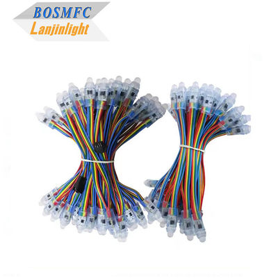 المشهد الحديدية في الهواء الطلق 108 نماذج RGB كامل اللون قابل للبرمجة Pixel LED Light DMX 512 Point Light