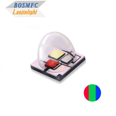 9W High Power LED 5050 RGB LED 60 درجة القبة العدسة SMD ثنائي الأضواء للمسرح في الهواء الطلق